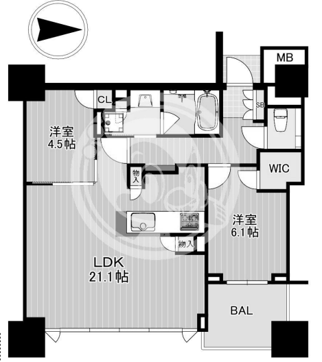 物件○○の間取り図