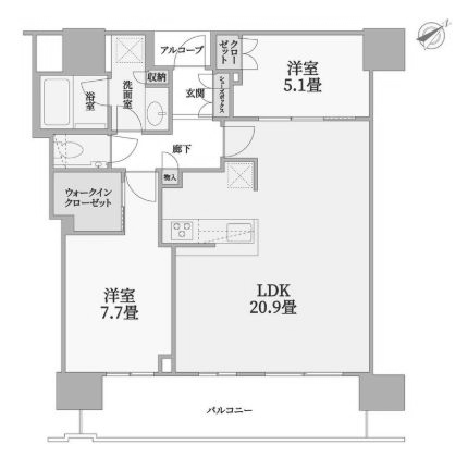 物件○○の間取り図
