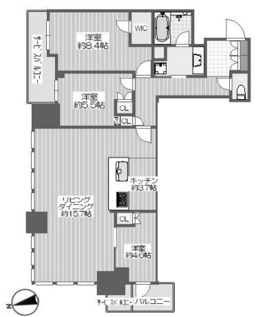 物件○○の間取り図