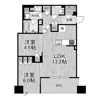 物件○○の間取り図