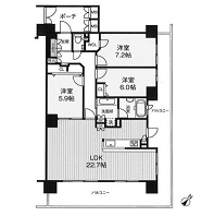 物件○○の間取り図