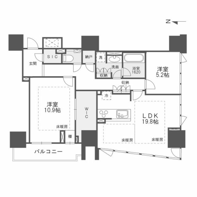 物件○○の間取り図