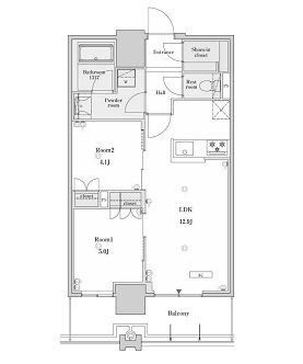 物件○○の間取り図
