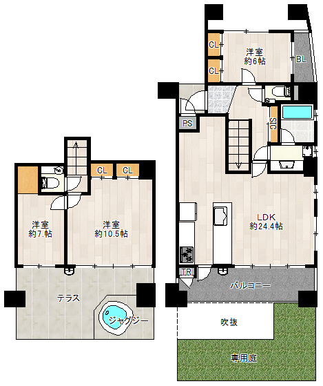 物件○○の間取り図