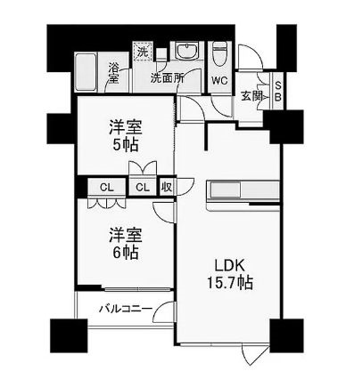 物件○○の間取り図