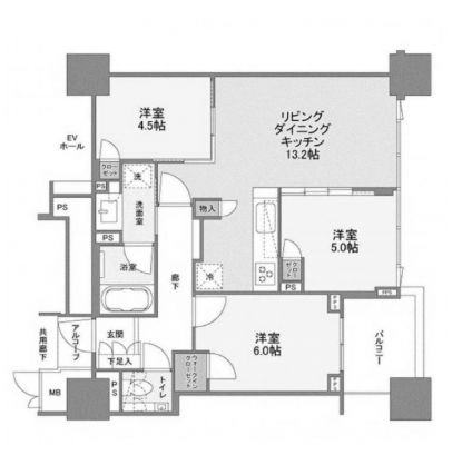 物件○○の間取り図