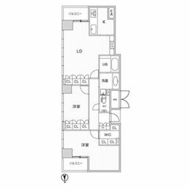 物件○○の間取り図
