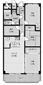 物件○○の間取り図