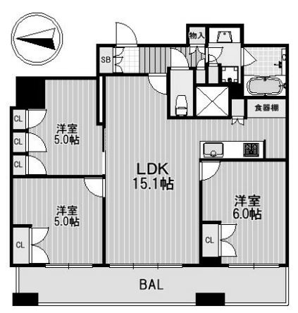 物件○○の間取り図