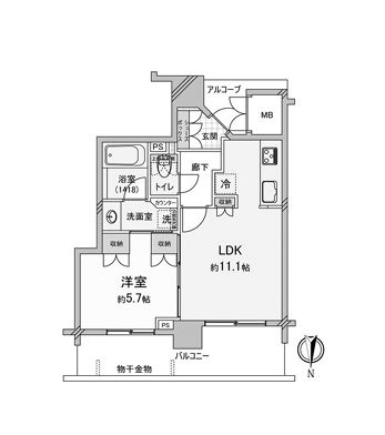 物件○○の間取り図