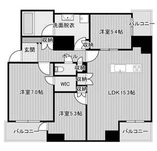 物件○○の間取り図