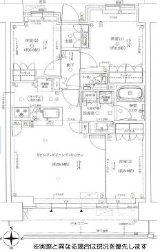 物件○○の間取り図