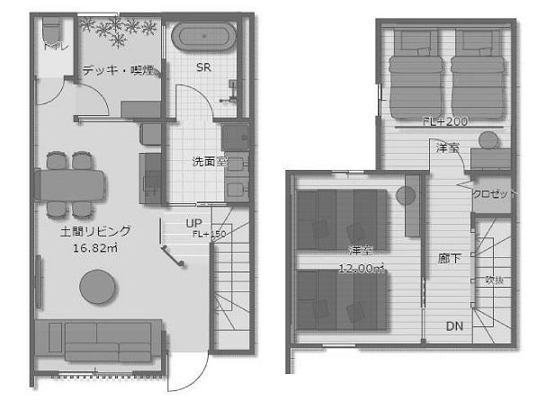 物件○○の間取り図