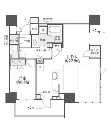 物件○○の間取り図
