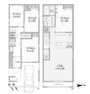 物件○○の間取り図