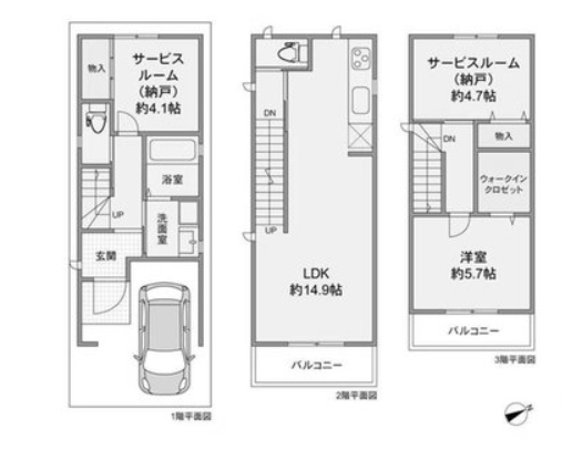 物件○○の間取り図