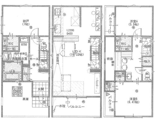 物件○○の間取り図