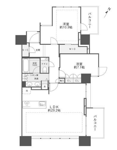 物件○○の間取り図
