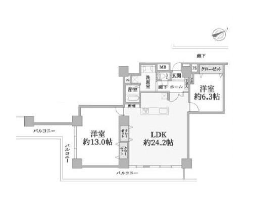 物件○○の間取り図