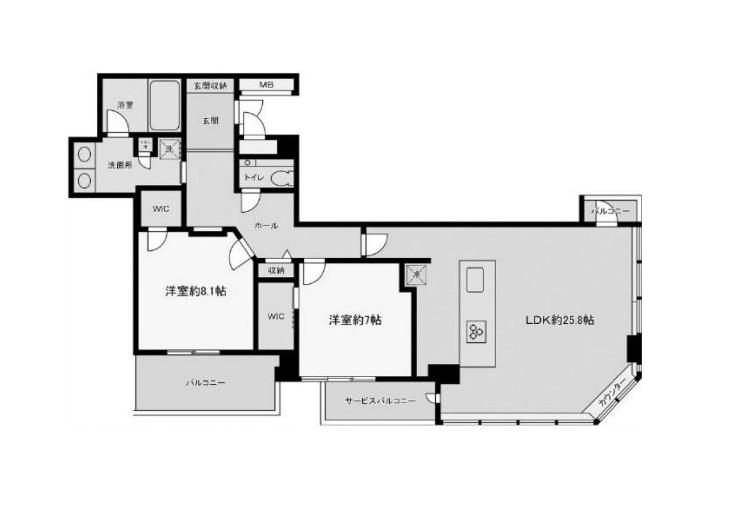 物件○○の間取り図