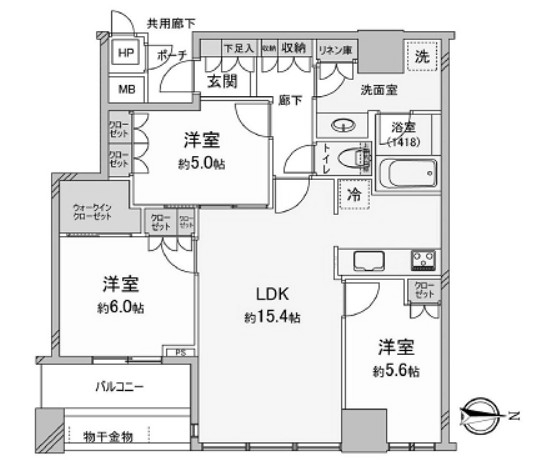 物件○○の間取り図