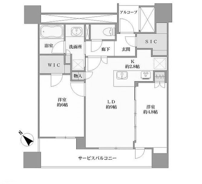 物件○○の間取り図