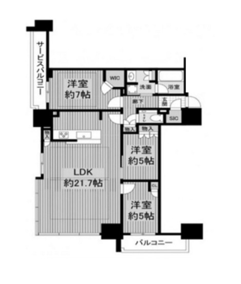 物件○○の間取り図