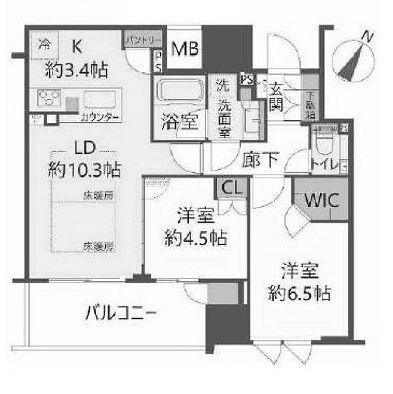 物件○○の間取り図