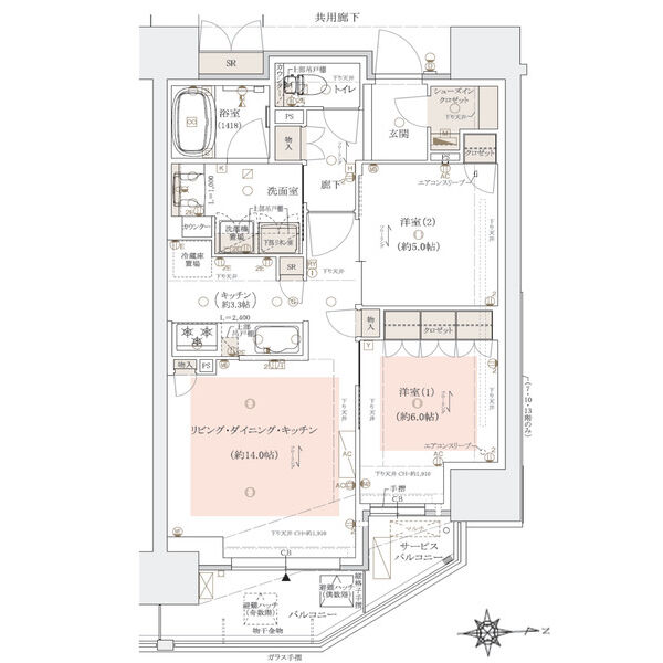 物件○○の間取り図