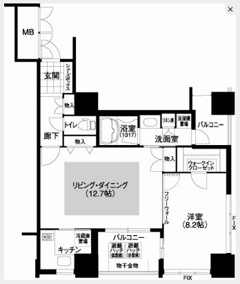 物件○○の間取り図