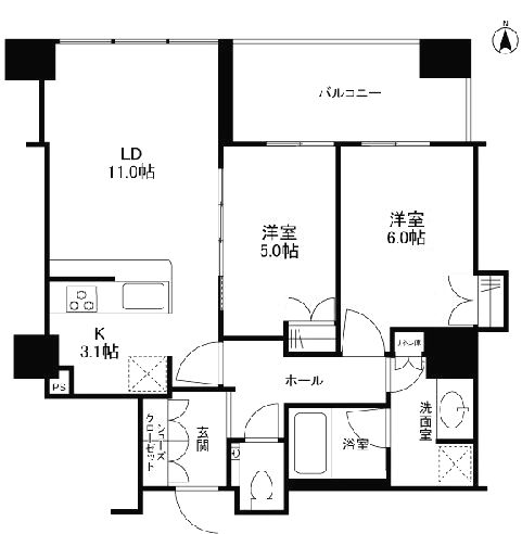 物件○○の間取り図