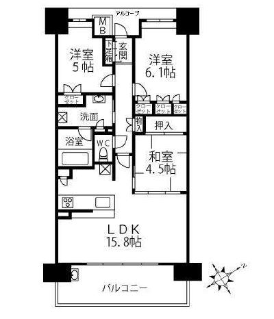 物件○○の間取り図