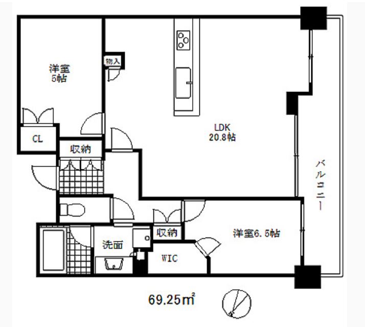 物件○○の間取り図