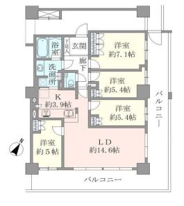 物件○○の間取り図