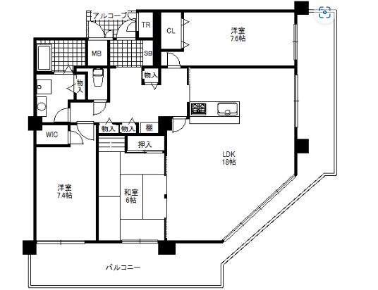 物件○○の間取り図