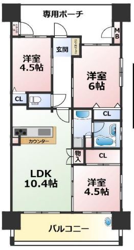 物件○○の間取り図