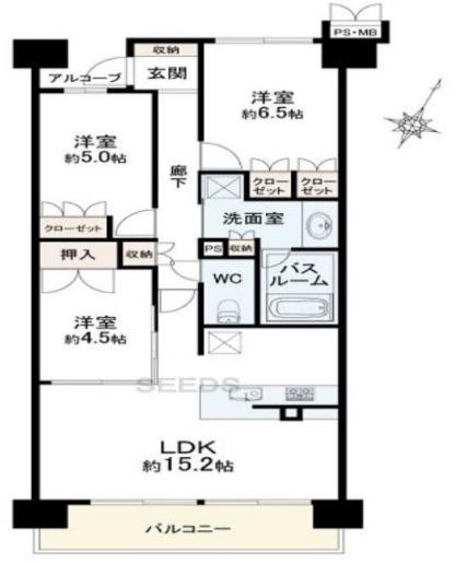 物件○○の間取り図