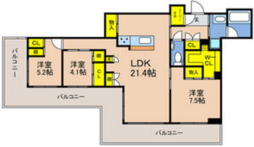 物件○○の間取り図