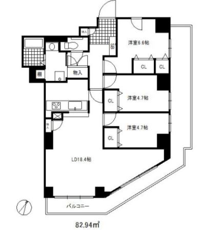 物件○○の間取り図